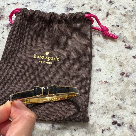 Kate Spade Black Bow Bangle - Picture 1 of 4